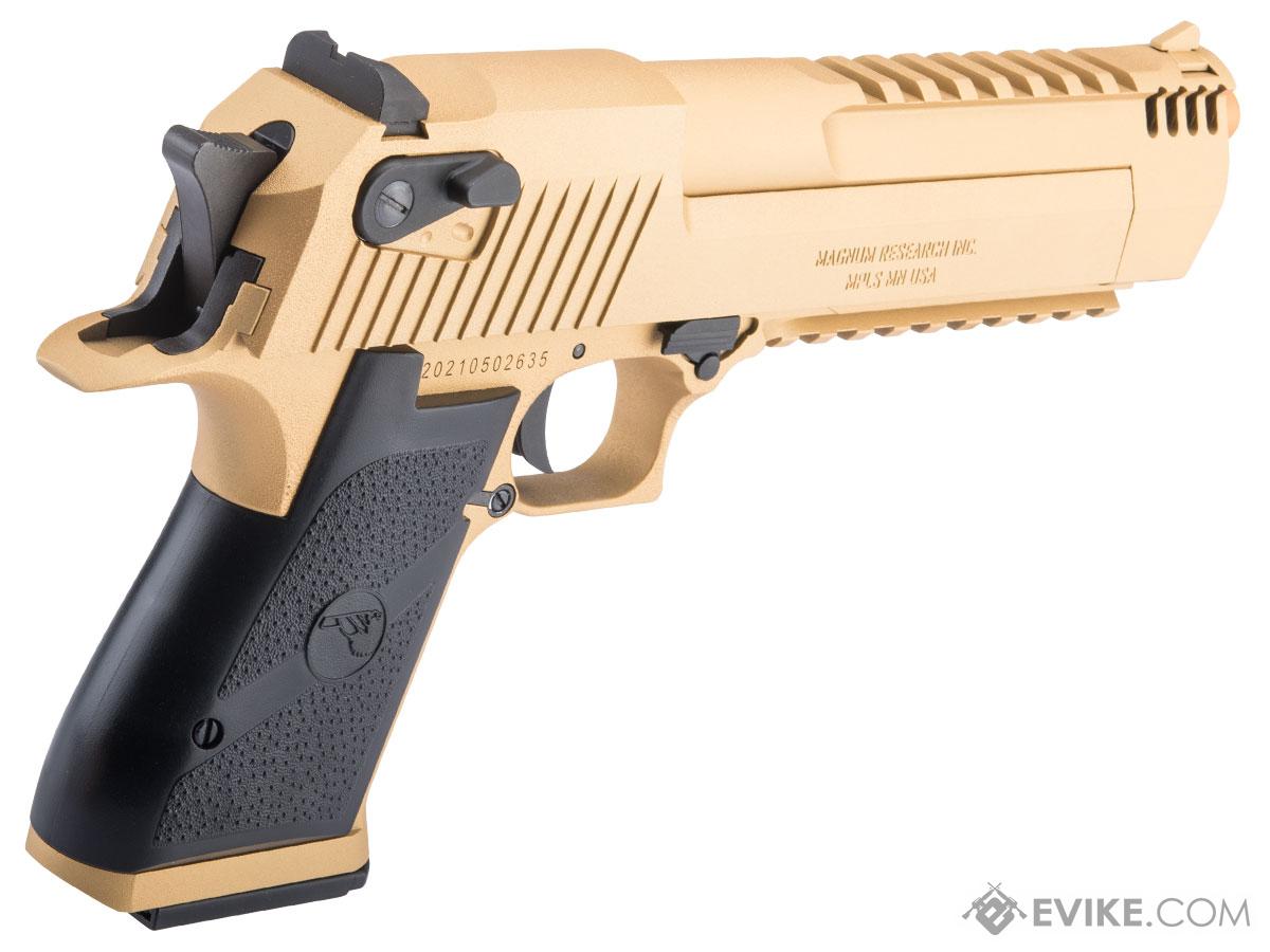 Desert Eagle Licensed L6 .50AE Full Metal Gas Blowback Airsoft Pistol by  Cybergun w/ Custom Cerakote Finish (Color: Gold Trim)