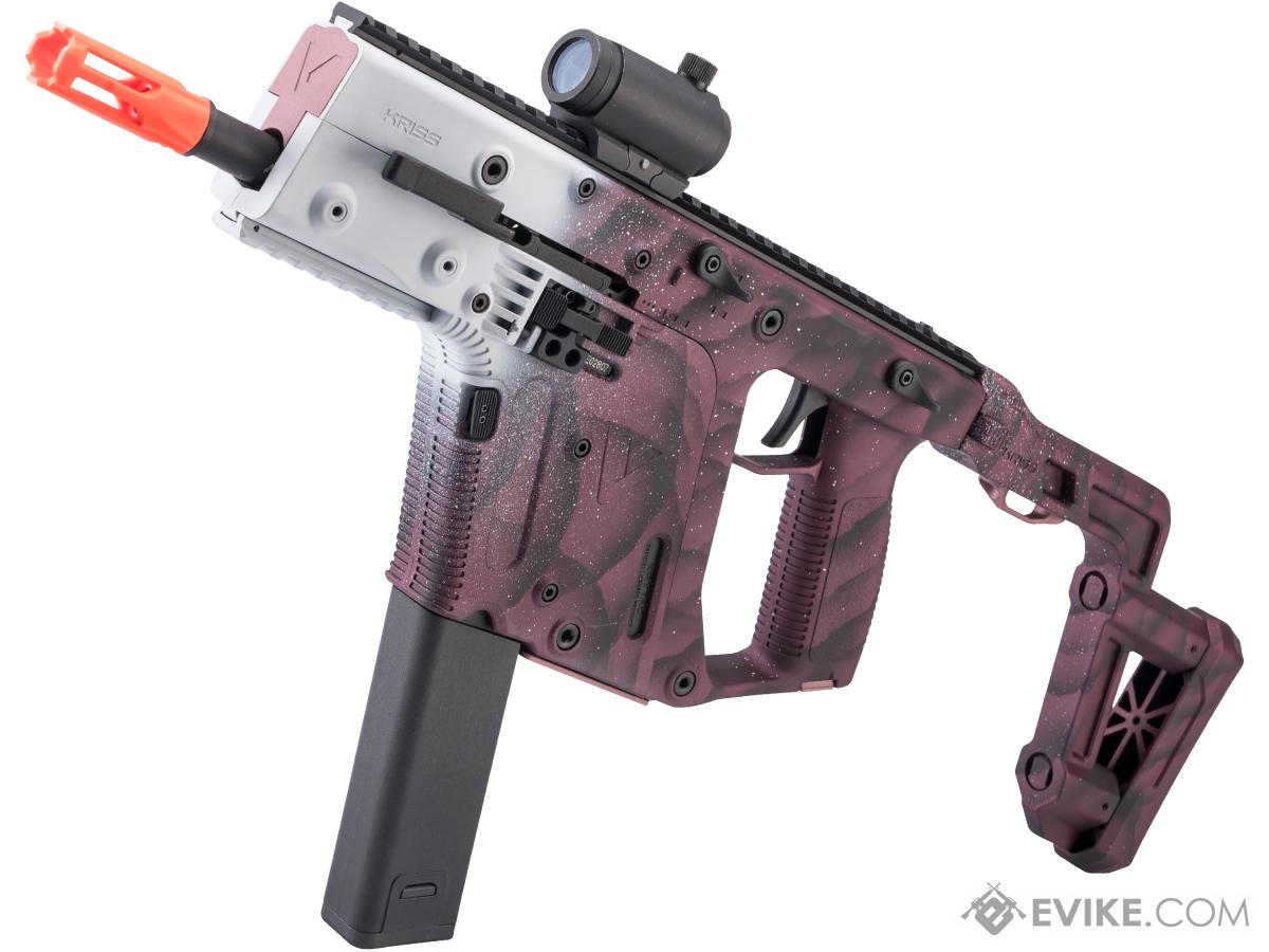 KRISS USA Licensed KRISS Vector Airsoft AEG SMG Rifle by Krytac w/ Firearm Grade Custom Cerakote Finish (Color: BC Blush / 