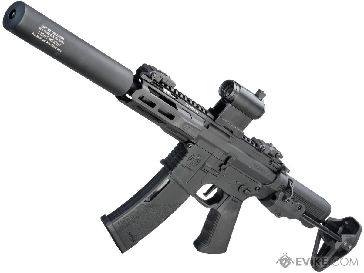 Krytac Trident MKII PDW-M Airsoft AEG Rifle (Color: Black / Honey Badger)
