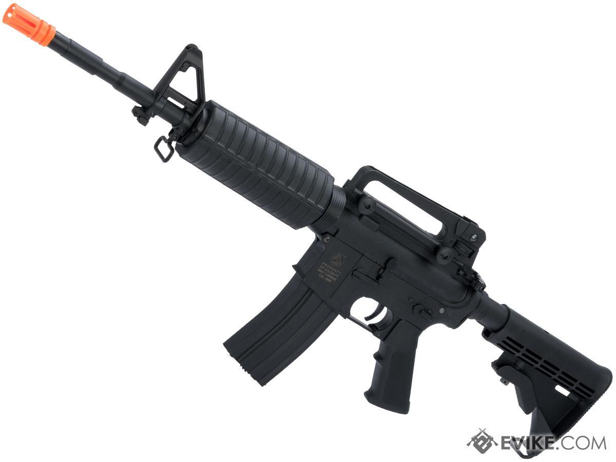  SOFT AIR USA Colt M4A1 M4 CQBR AEG Electric Airsoft Rifle with  Adjustable Hop-Up, Black, 453 FPS : Sports & Outdoors