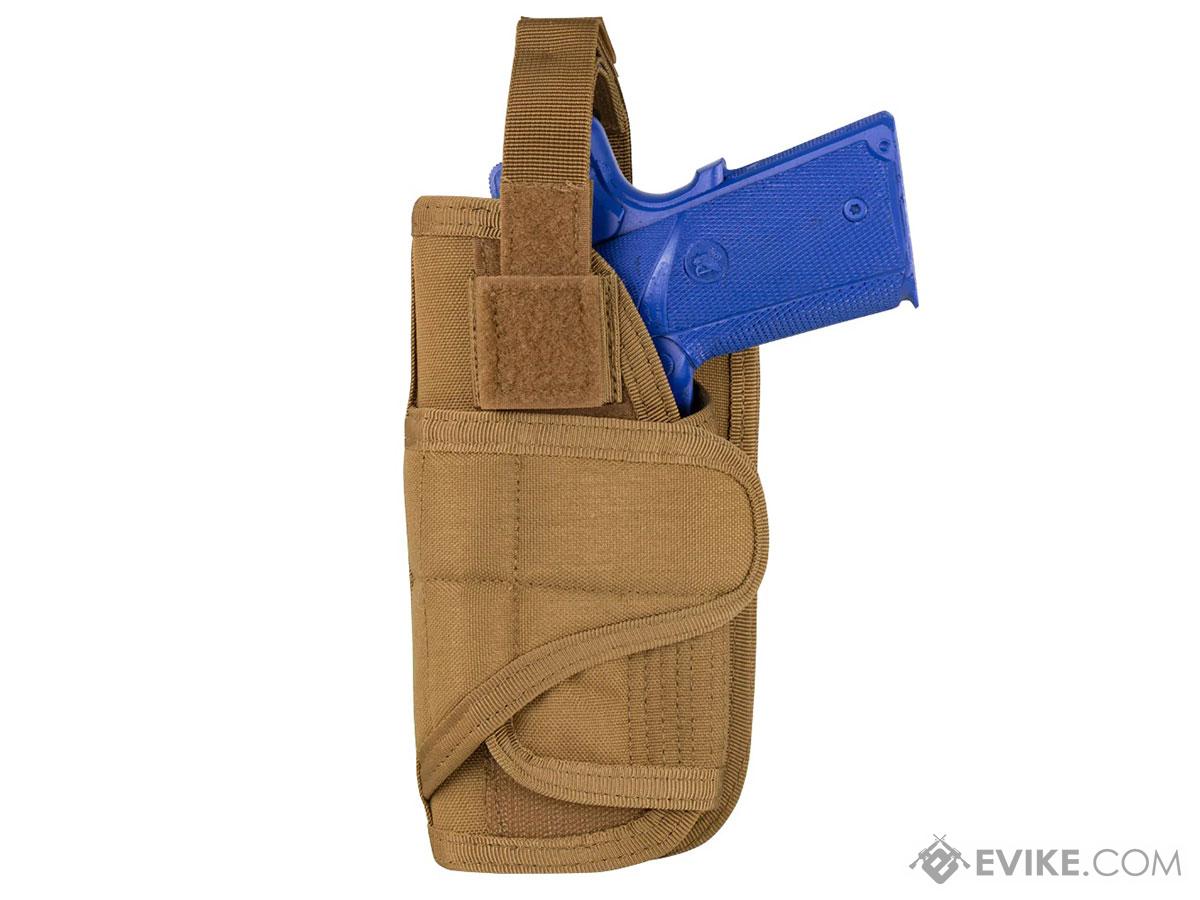 Condor Vertical MOLLE Ready Holster (Color: Coyote Brown / Left Hand)