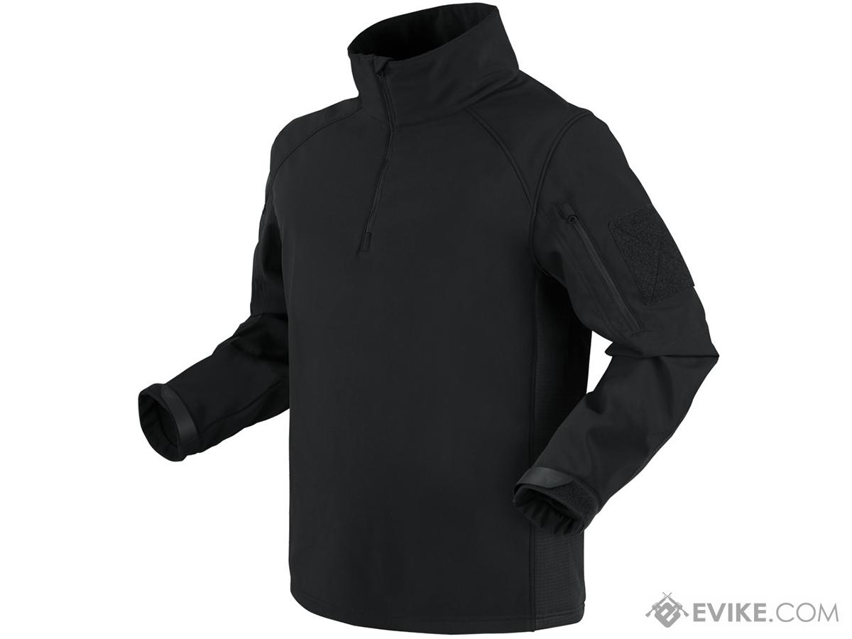 Condor Patrol 1/4 Zip Soft Shell Top (Color: Black / Large)