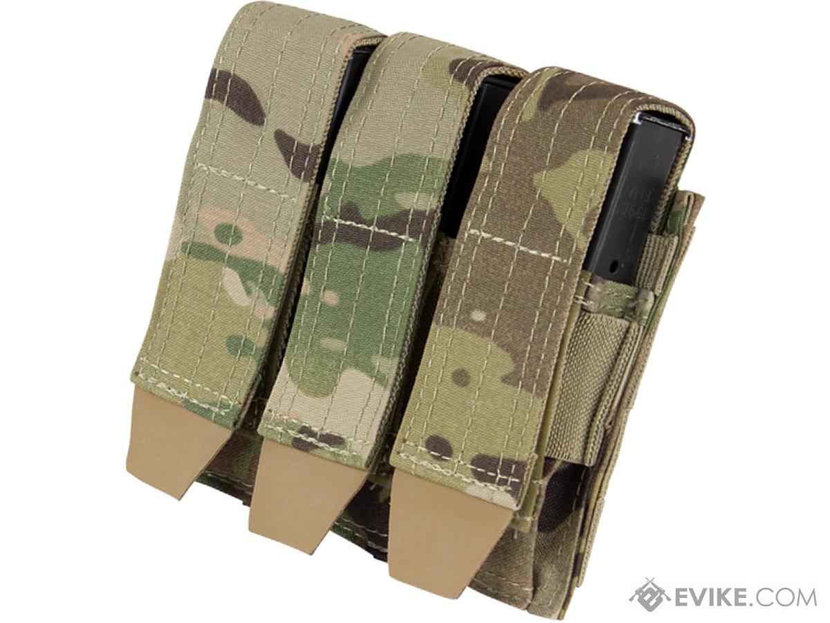 Condor MOLLE Triple Pistol Magazine Pouch (Color: Multicam)