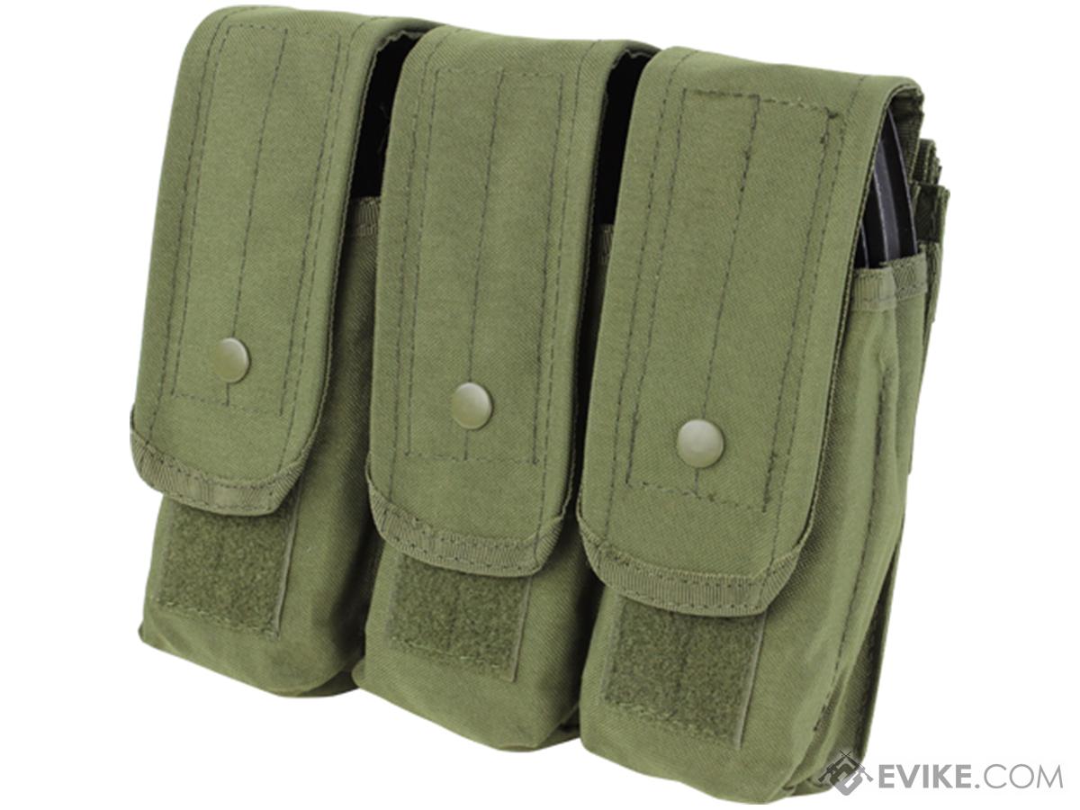 Triple M4 / AK MOLLE Ready Magazine Pouch by Condor (Color: OD Green)