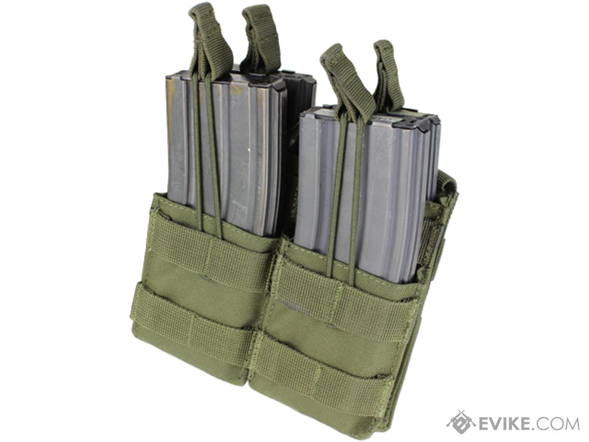 Condor Tactical Open Top Double Stacker AR15 / M4 / M16 / 5.56 NATO Magazine Pouch (Color: OD Green)