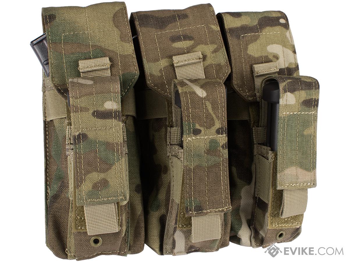 Condor Triple AK Kangaroo Magazine Pouch (Color: Multicam), Tactical ...