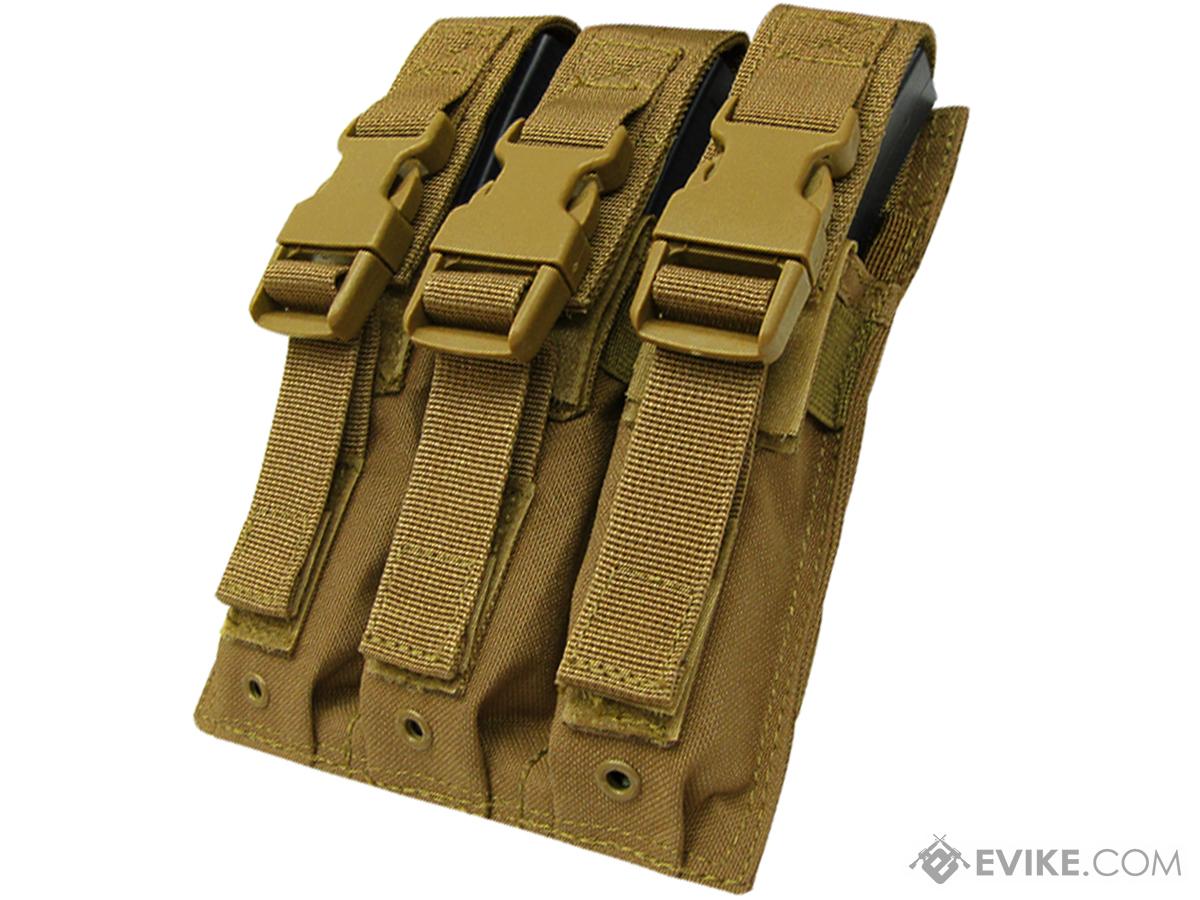 Condor Tactical Triple MP5 / SMG Magazine Pouch (Color: Coyote Brown)