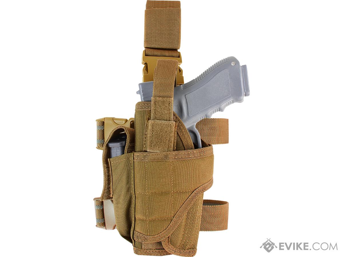 Condor Tornado Universal Tactical Thigh / Drop Leg Holster (Color: Coyote / Left Hand)