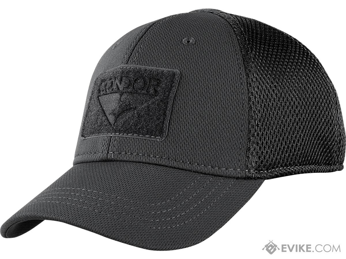 Condor Flex Tactical Mesh Cap (Color: Black / Small/Medium)