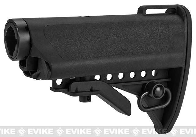 G&P Victor Compact Mini Crane Stock set for M4 M16 Series Airsoft AEGs (Color: Black with Buffer tube)