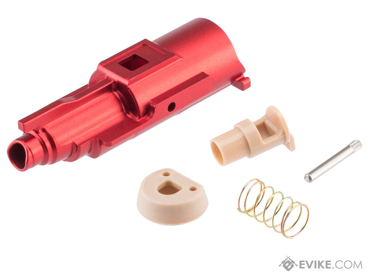 CowCow Technology Aluminum Nozzle Set for AAP-01 Gas Blowback Airsoft Pistols (Color: Red)