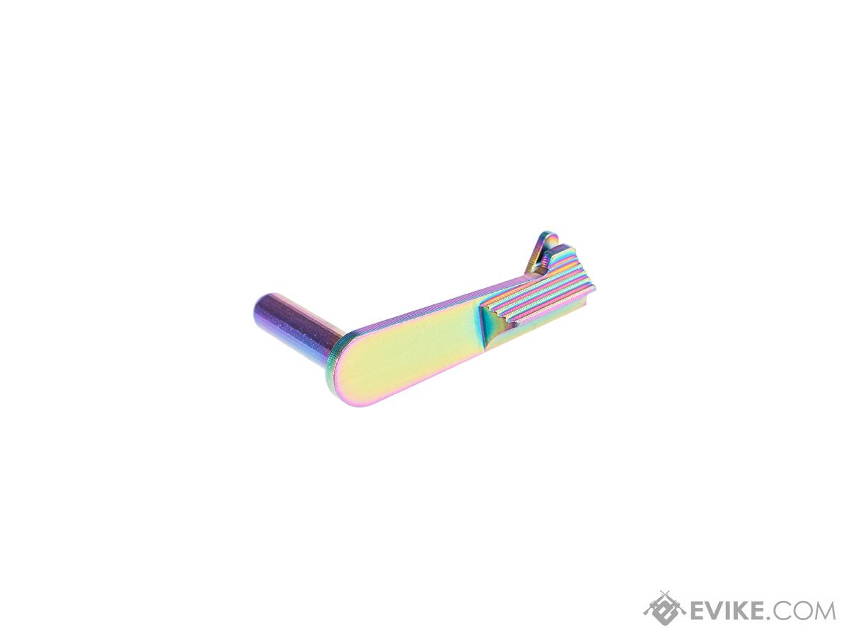 CowCow Technology CNC Slide Stop for Tokyo Marui Hi-CAPA Gas Blowback Airsoft Pistols (Color: Rainbow)