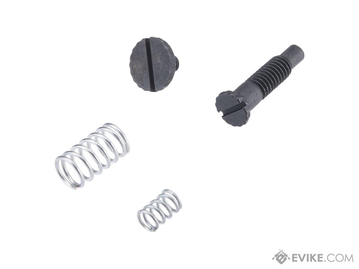 CowCow Technology Steel Rear Sight Screw & Spring Set for Tokyo Marui Hi-CAPA Gas Blowback Airsoft Pistols