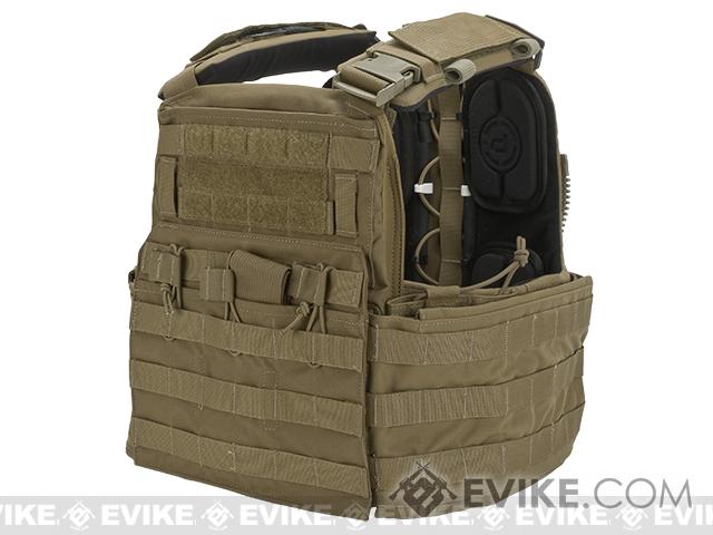 Crye Precision CAGE Plate Carrier and Plate Pouch Set (Color: Coyote /  Large)