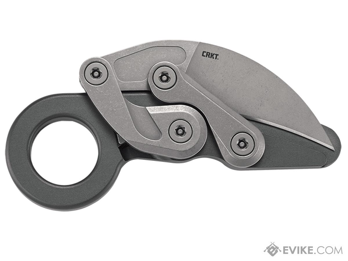 Crkt Provoke Compact Folding Karambit (model: Silver   Plain Edge 