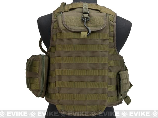 z Crocogear Tactical MEA Tactical Molle Assault Vest (Color: OD Green ...
