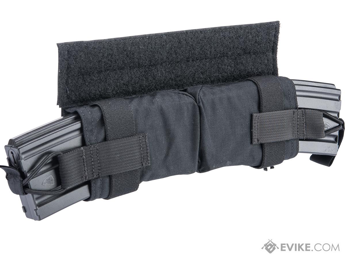 Crye Precision Side Pull Double M4/M16 Magazine Pouch (Color: Black)