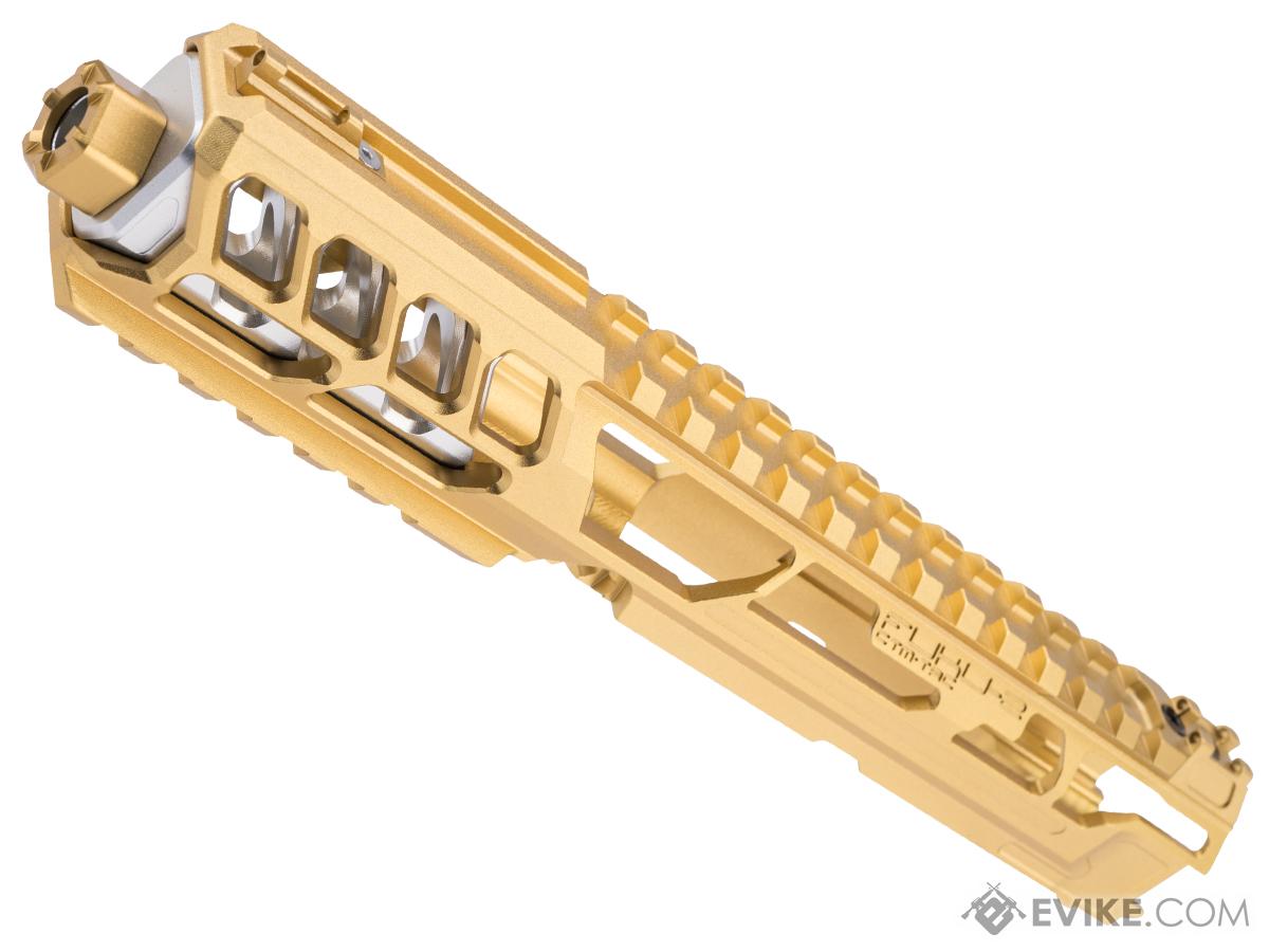 CTM CNC FUKU-2 Cutout Upper Receiver V2 for AAP-01 Gas Blowback Airsoft Pistols (Color: Gold / Silver / Long)