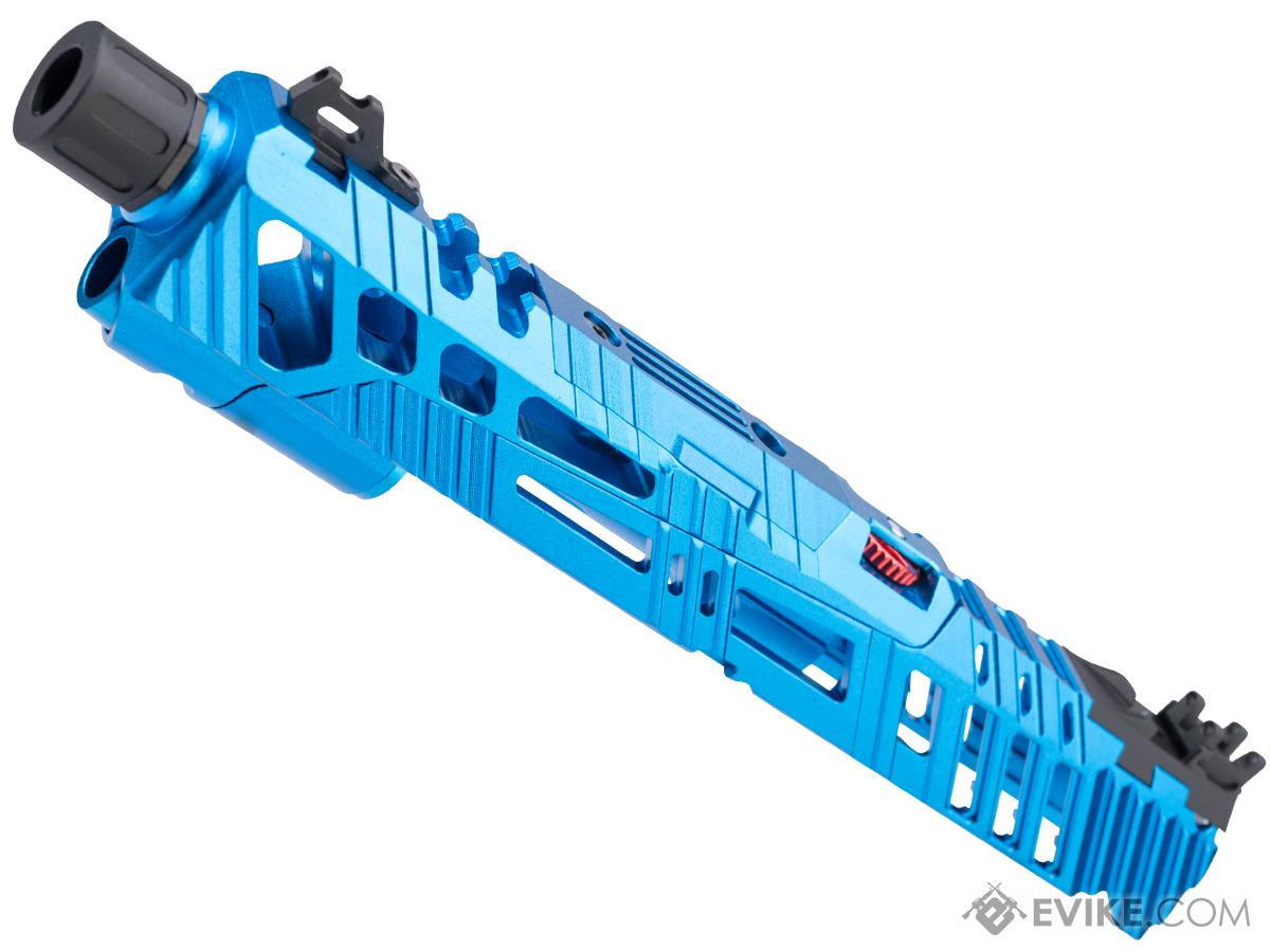 CTM Superline CNC Split Slide for Tokyo Marui Hi-CAPA 5.1 Gas Blowback Airsoft Pistols (Color: Blue)