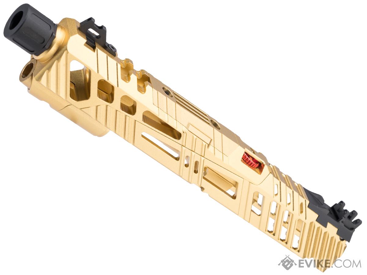 CTM Superline CNC Split Slide for Tokyo Marui Hi-CAPA 5.1 Gas Blowback Airsoft Pistols (Color: Matte Gold)