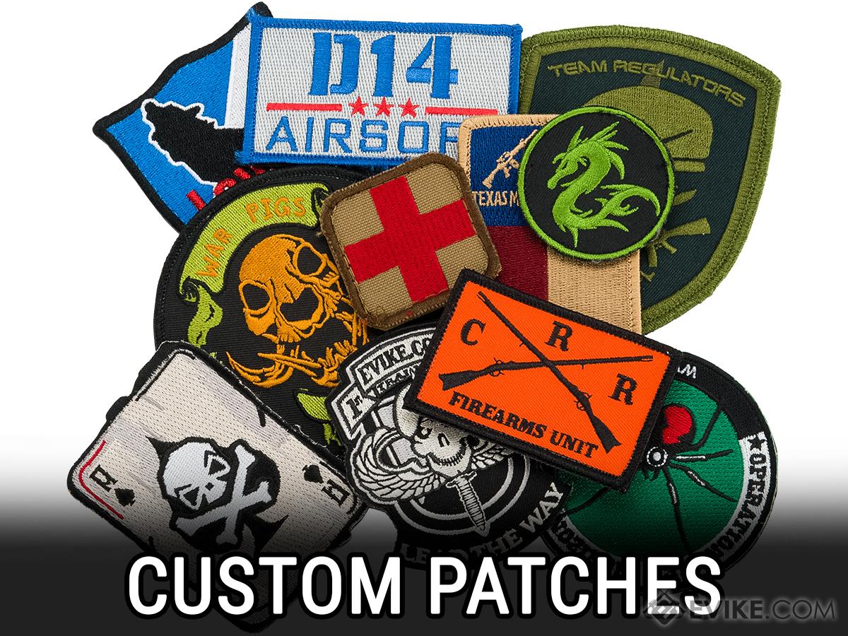 Customized Embroidered Patches for Teams, Companies and other Groups (Qty:  50 Patches)