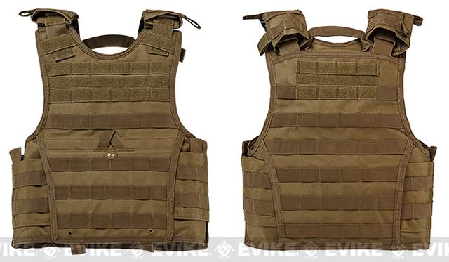 VISM / NcStar Expert Tactical Plate Carrier (Color: Tan / Large), Tactical  Gear/Apparel, Body Armor & Vests -  Airsoft Superstore