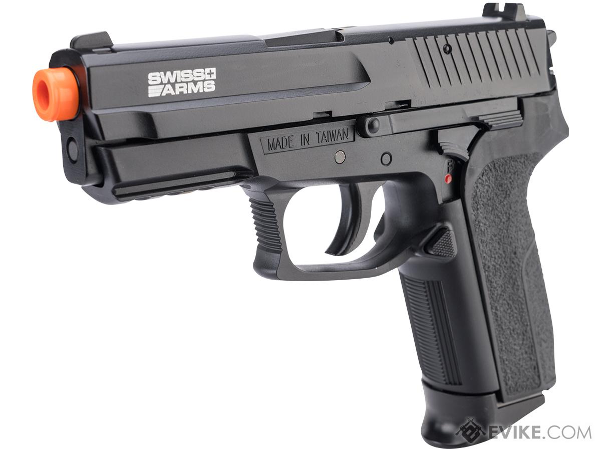 Cybergun Swiss Arms Licensed SP2022 Full Metal High Power CO2 Airsoft Gas Pistol (Package: Gun Only)