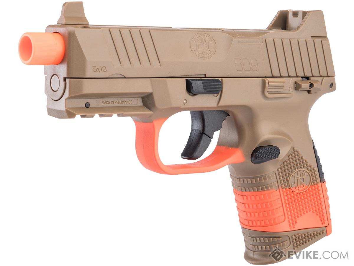 SoftAir FN Herstal Licensed 509 Compact Tactical Airsoft Spring Pistol (Color: Dark Earth SB-199)