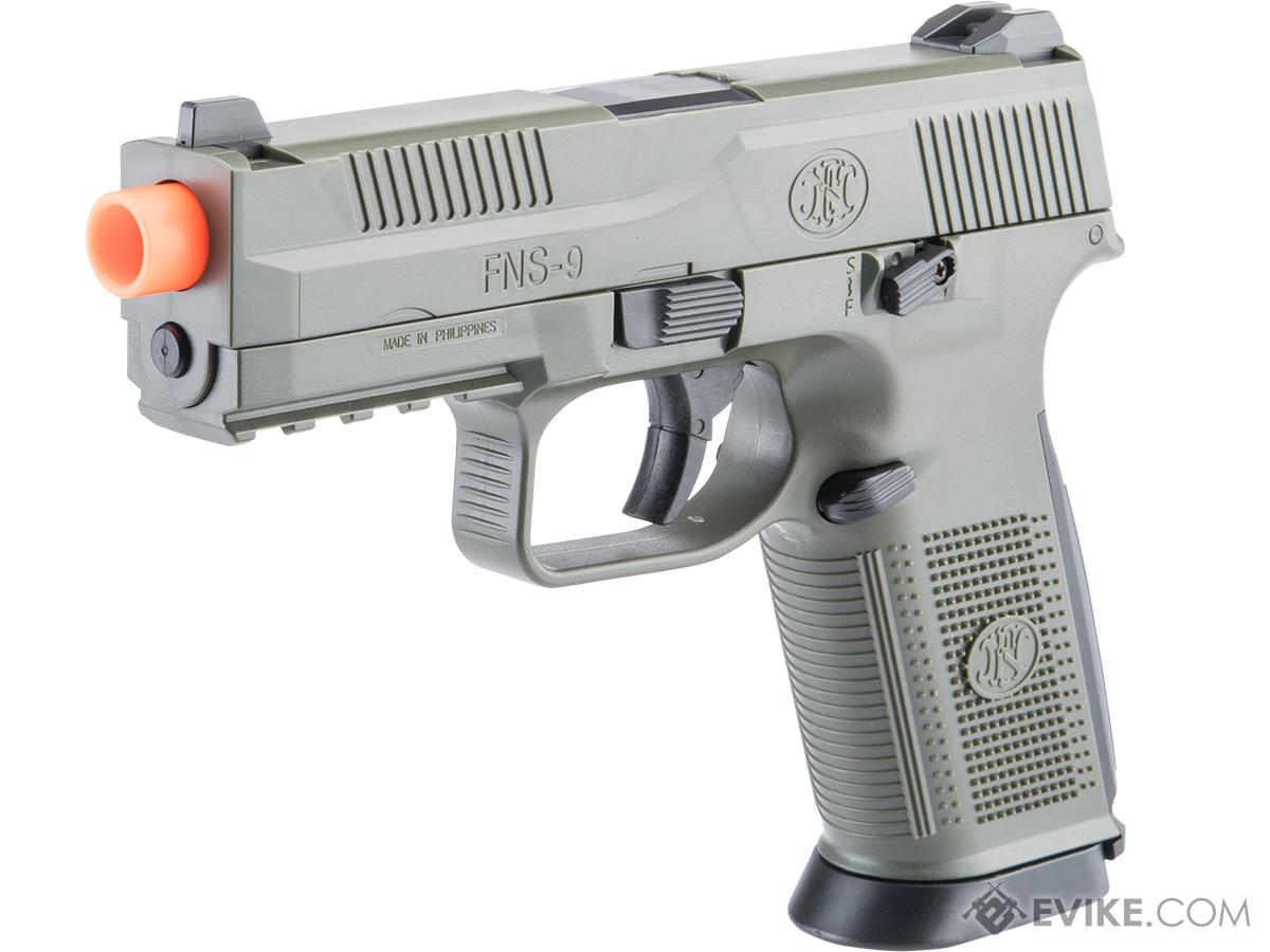 FN Herstal FNS-9 Airsoft Spring Pistol by CyberGun (Color: Ranger Green / Gun Only)