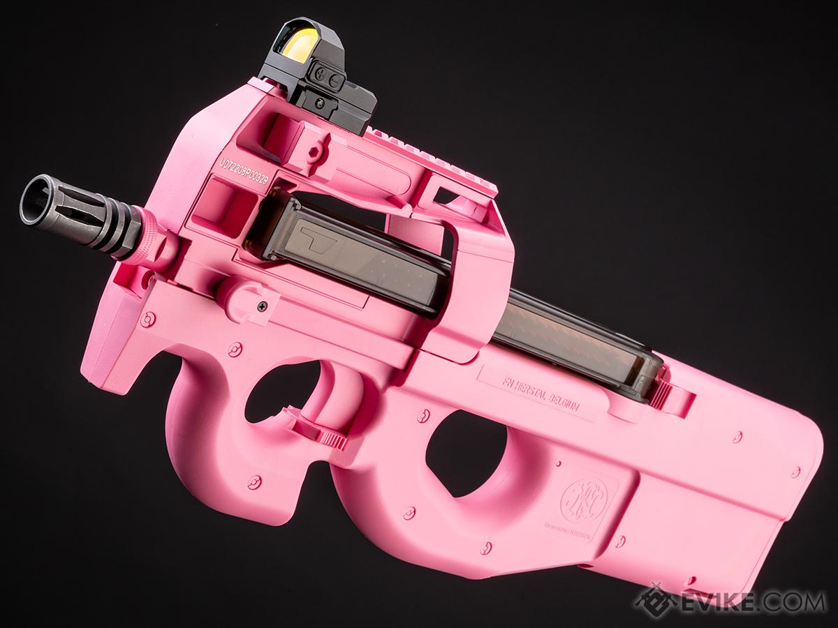 FN Herstal Licensed P90 Full Size Metal Gearbox Airsoft AEG (Color: Pink /  Gun Only), Airsoft Guns, Airsoft Electric Rifles - Evike.com Airsoft  Superstore