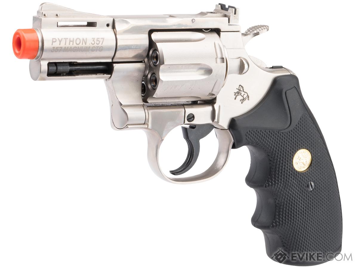  Winn Gun WG Full Metal Co2 Airsoft Revolver, Silver, 2.5-Inch  : Sports & Outdoors