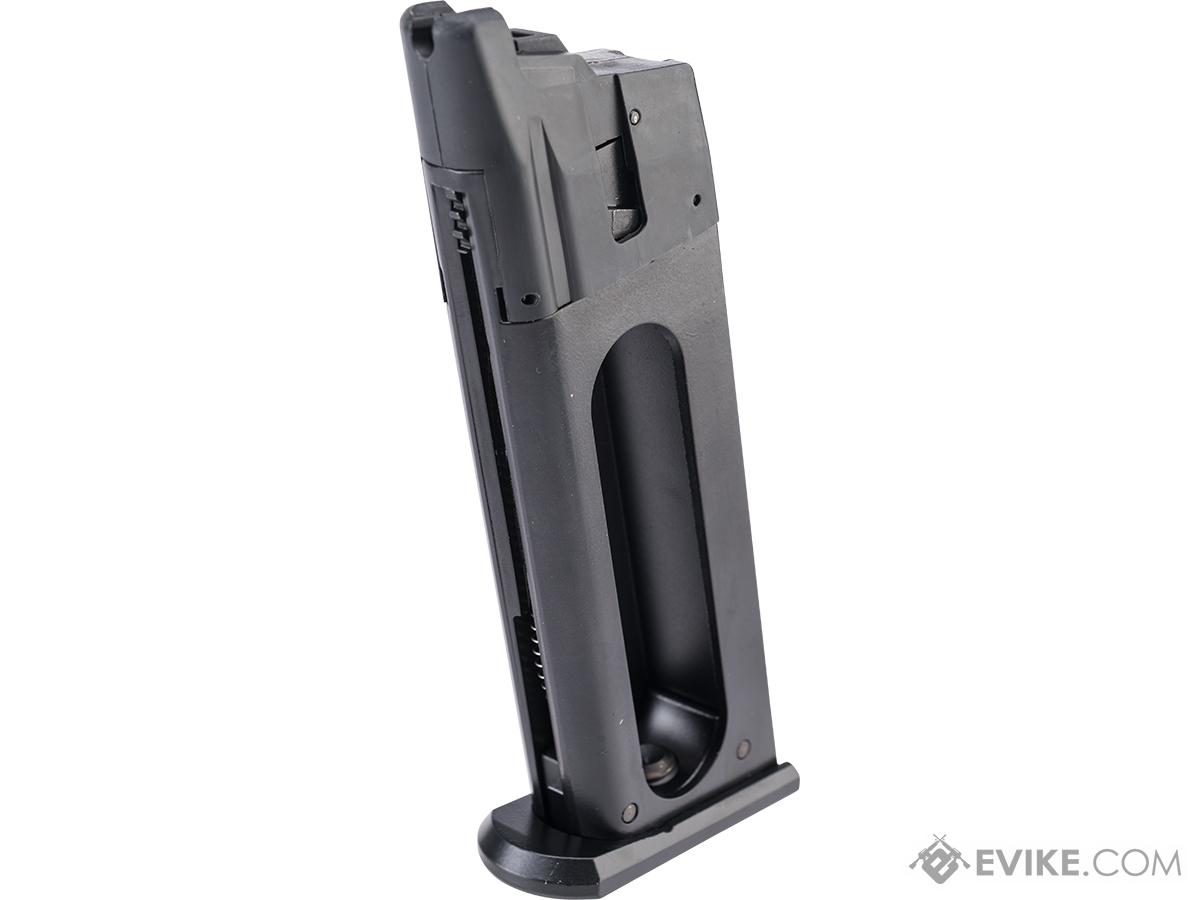 Pre-Order ETA February 2025 Cybergun 15 Round CO2 Powered Magazine for Desert Eagle L6 Gas Blowback 4.5mm Air Pistol (Color: Black)