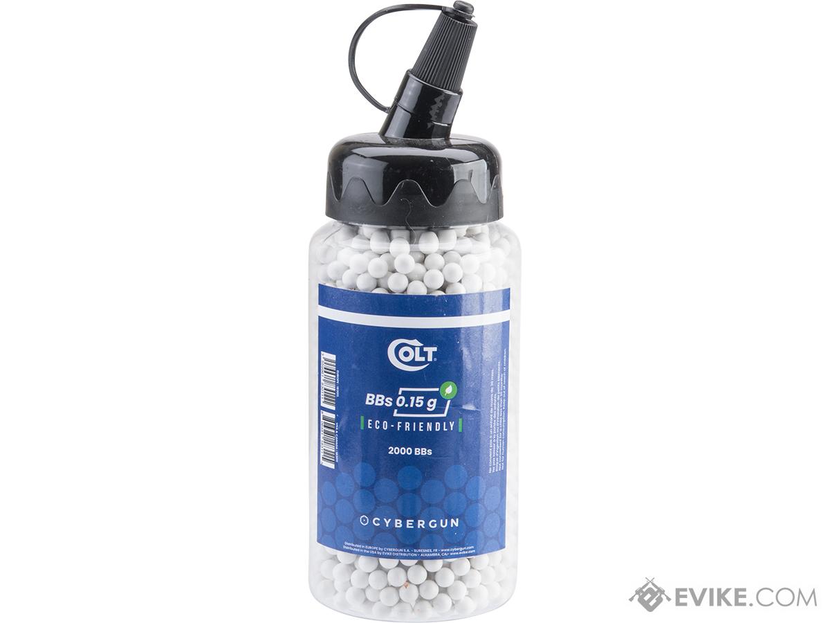 Colt Licensed Eco-Friendly Biodegradable Precision 0.15g Airsoft BBs (Quantity: 2000 rounds)