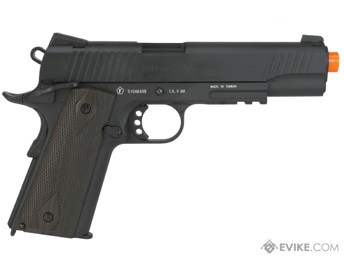 Colt Licensed 1911 Tactical Full Metal Co2 Airsoft Gas Blowback Pistol By Kwc Model Black 2026