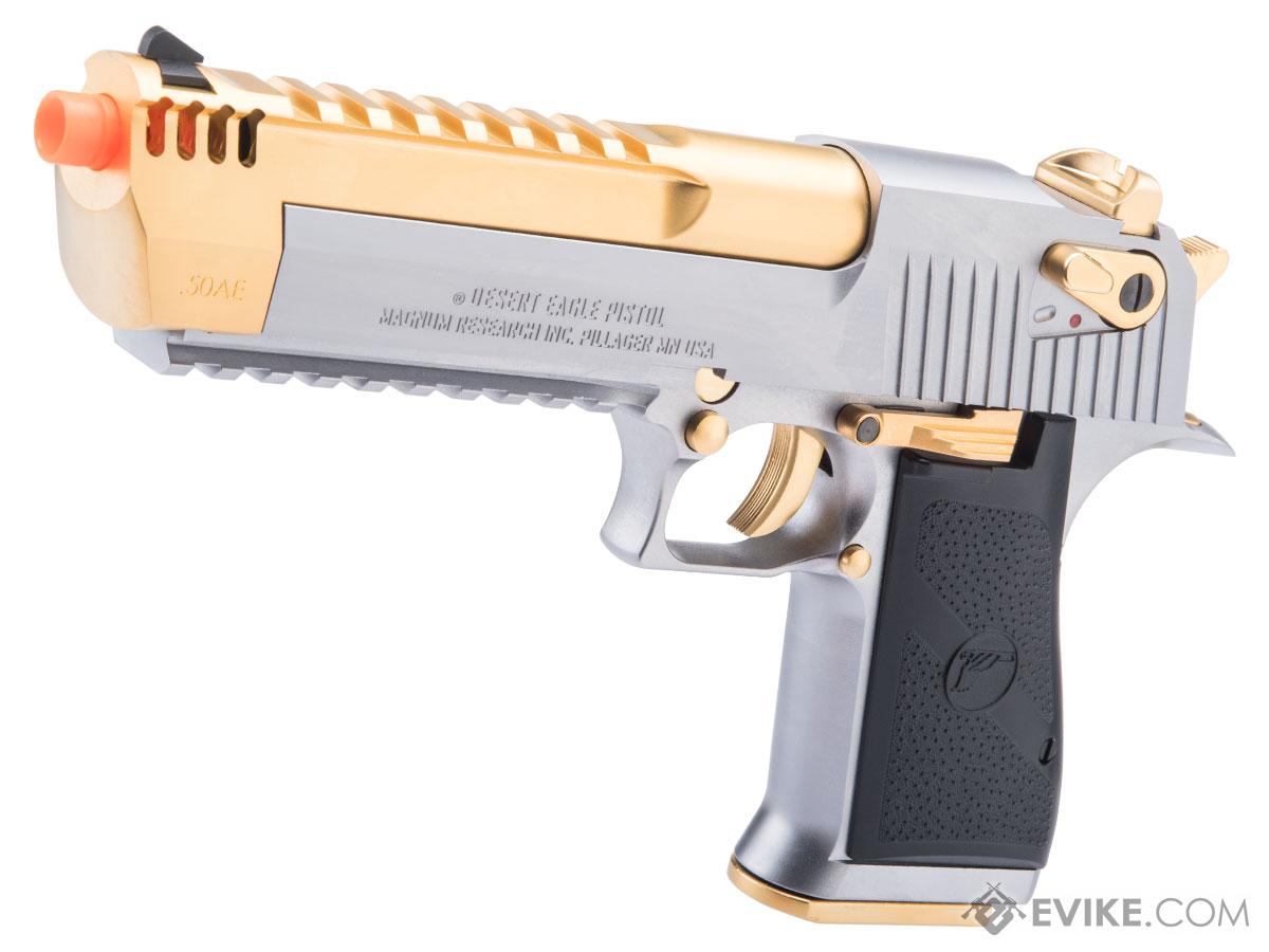 Desert Eagle Licensed L6 .50AE Full Metal Gas Blowback Airsoft Pistol by  Cybergun w/ Custom Cerakote Finish (Color: Gold), Airsoft Guns, Gas Airsoft  Pistols -  Airsoft Superstore