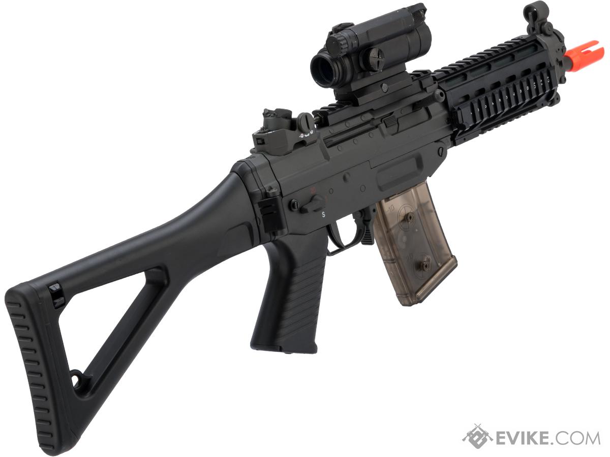 Cybergun / Swiss Arms Licensed SG552 Commando Airsoft AEG Rifle (Model:  Standard / Polymer Receiver w/ Quad Rail), Airsoft Guns, Airsoft Electric  Rifles - Evike.com Airsoft Superstore