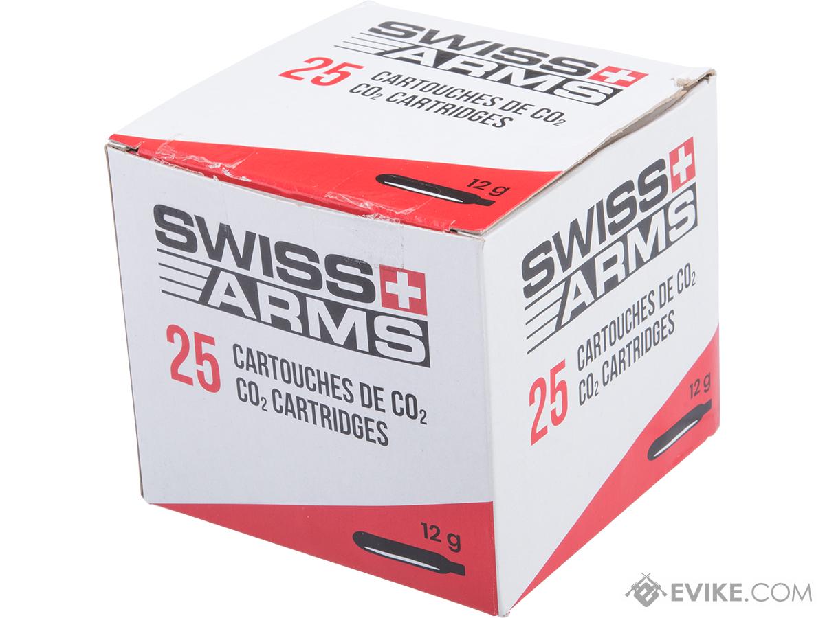  Swiss Arms 12gm CO2 Catridge (5-Pack) : Sports Electronics And  Gadgets : Sports & Outdoors