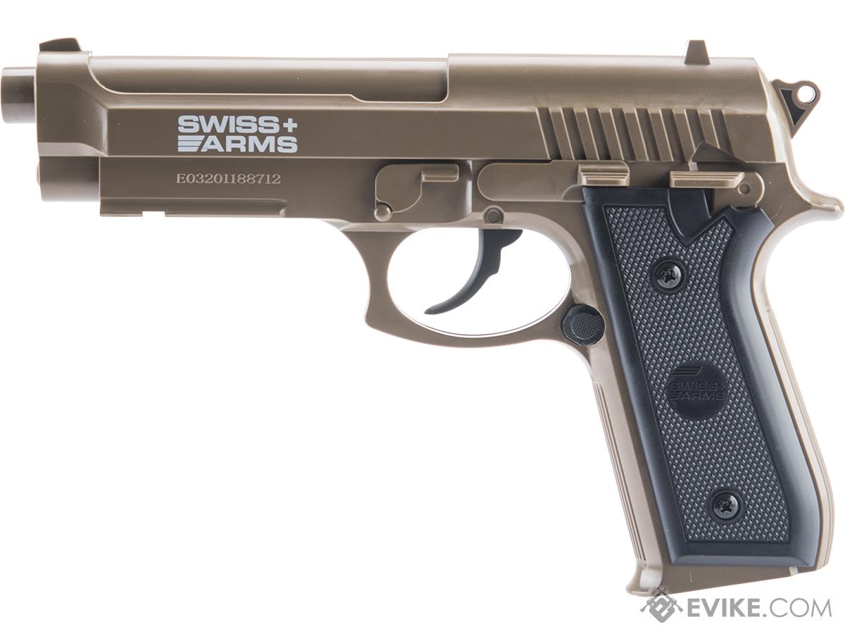 PACK Pistolet Swiss Arms Beretta SA P92 full metal 4.5mm BBS - 2,11 joules