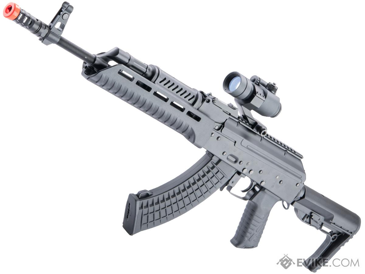 CYMA AK-47 ELECTRIC AEG FULL AUTO AIRSOFT RIFLE GUN w/ PISTOL COMBO 6mm BB  BBs