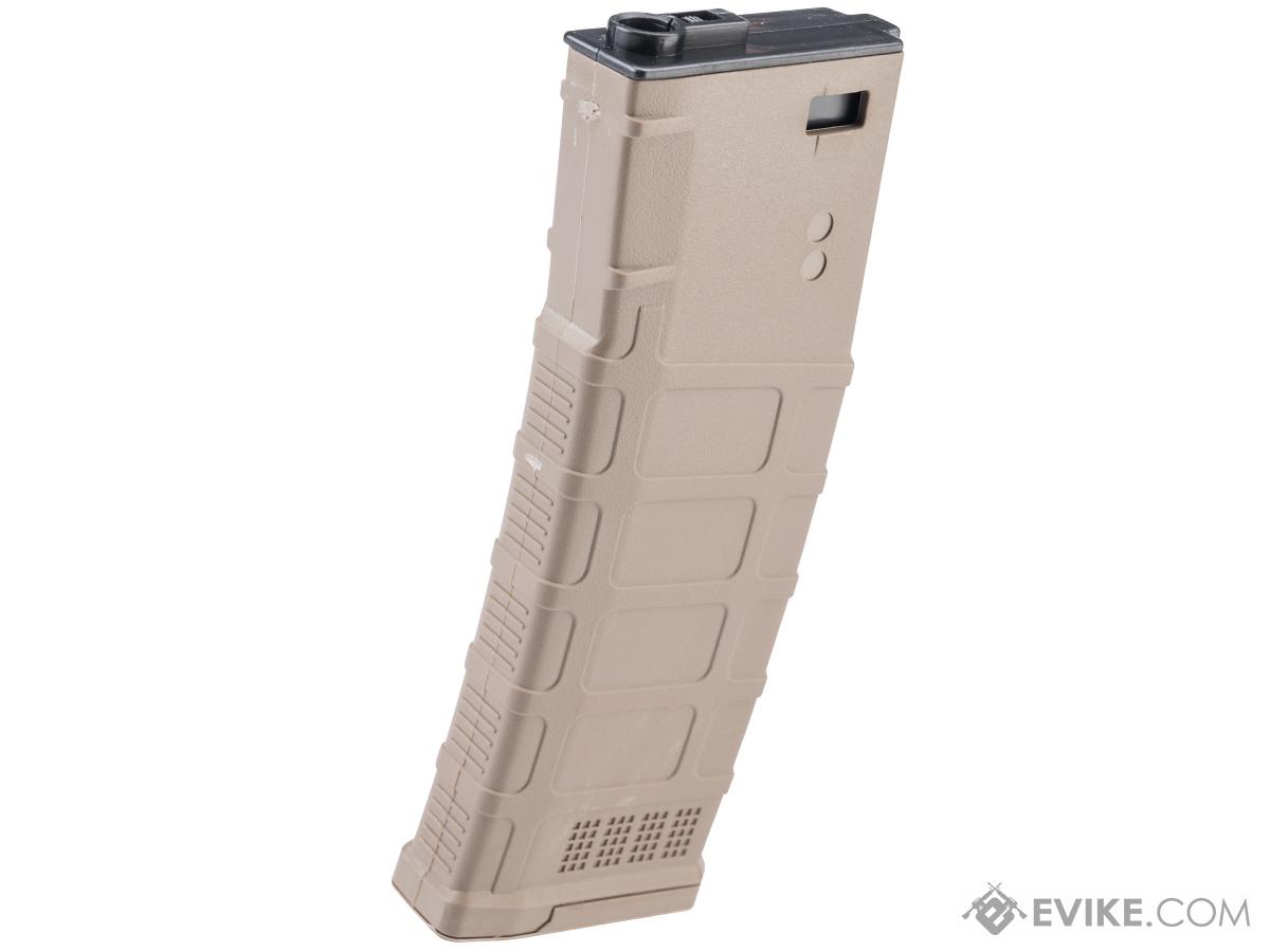 CYMA 220rd Mid-Cap Polymer Magazine for M4 Airsoft AEG Rifles (Color: Tan)