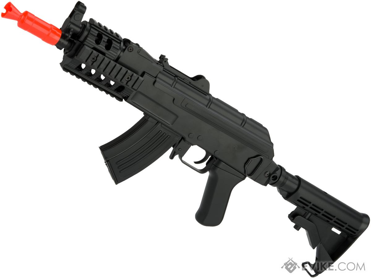 CYMA Full Size AK Beta Spetsnaz Airsoft AEG Rifle w/ RIS & LE Stock ...