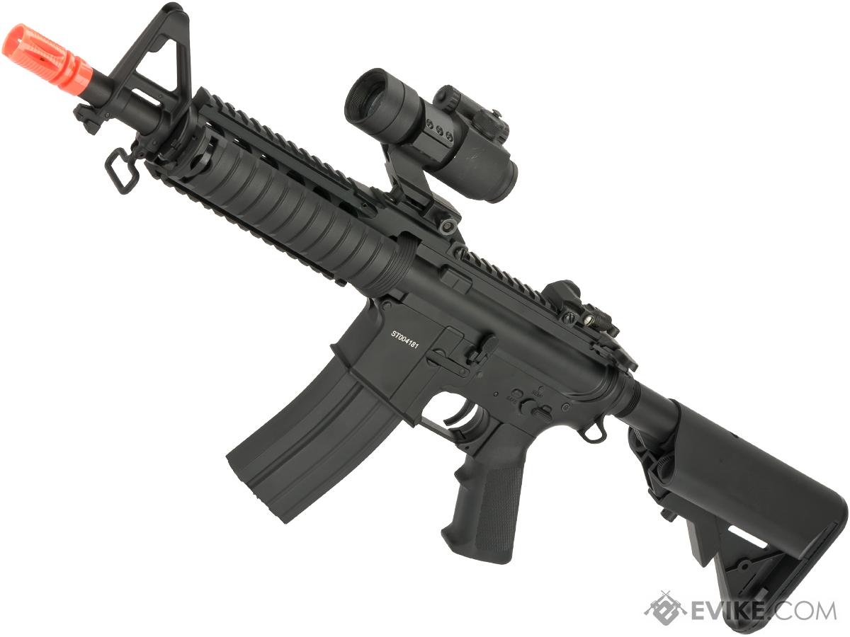 Matrix Full Metal M4 RAS II Carbine Airsoft AEG Rifle - (Package: Gun ...