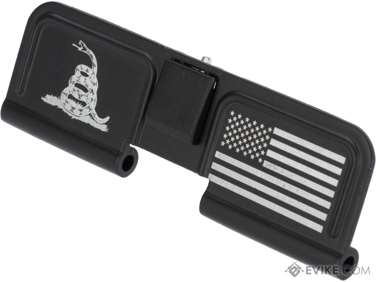 CYMA Dust Cover for M4 Series Airsoft AEG Rifles (Model: Snake Flag)