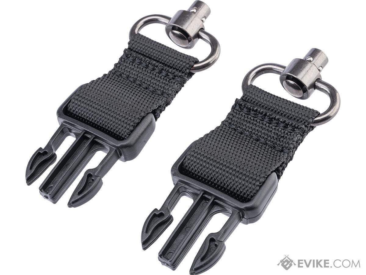 Tacbull FrontEdge Sling Connection Kit for Tacbull Slings (Model: Swivel / Black)