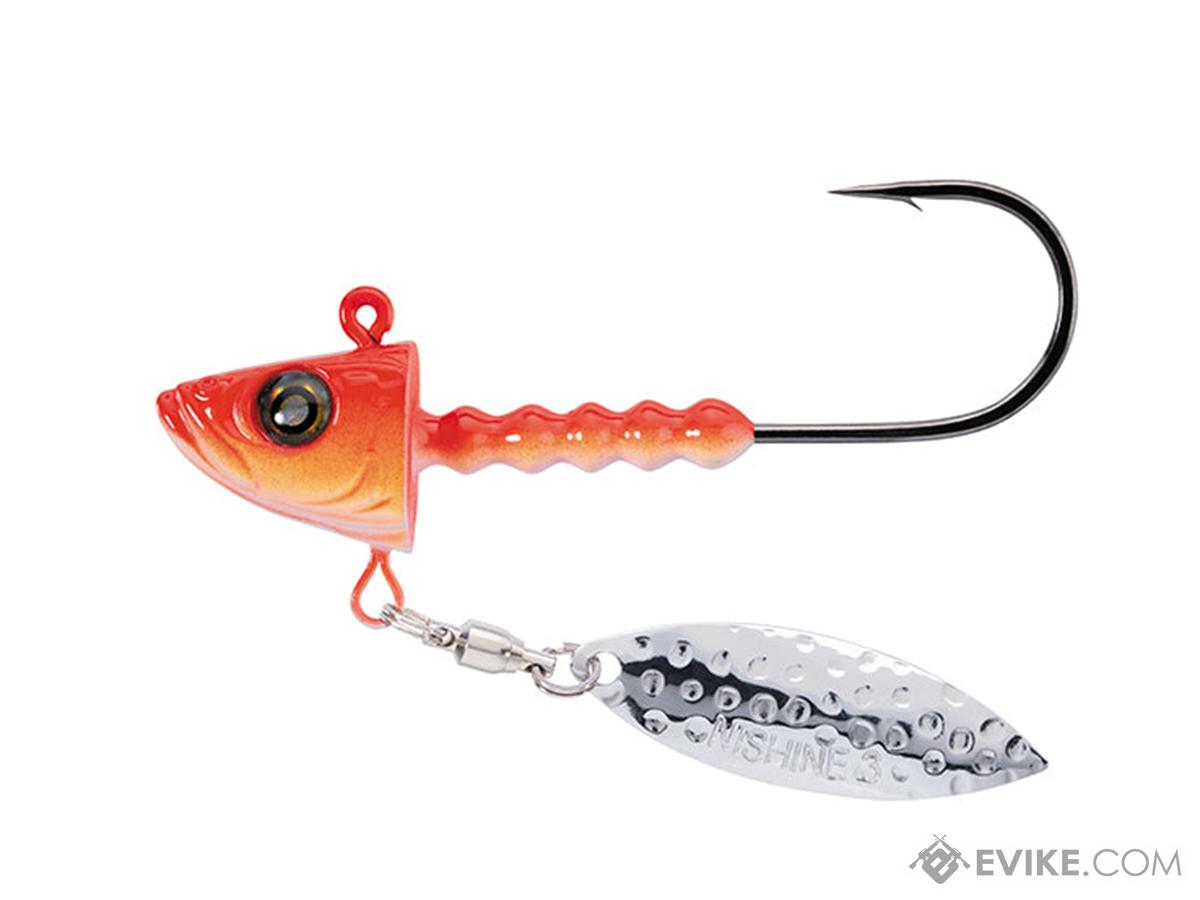 Daiwa 24 Smelthead DX Fishing Jighead Hook (Color: Fire Orange / 45g)