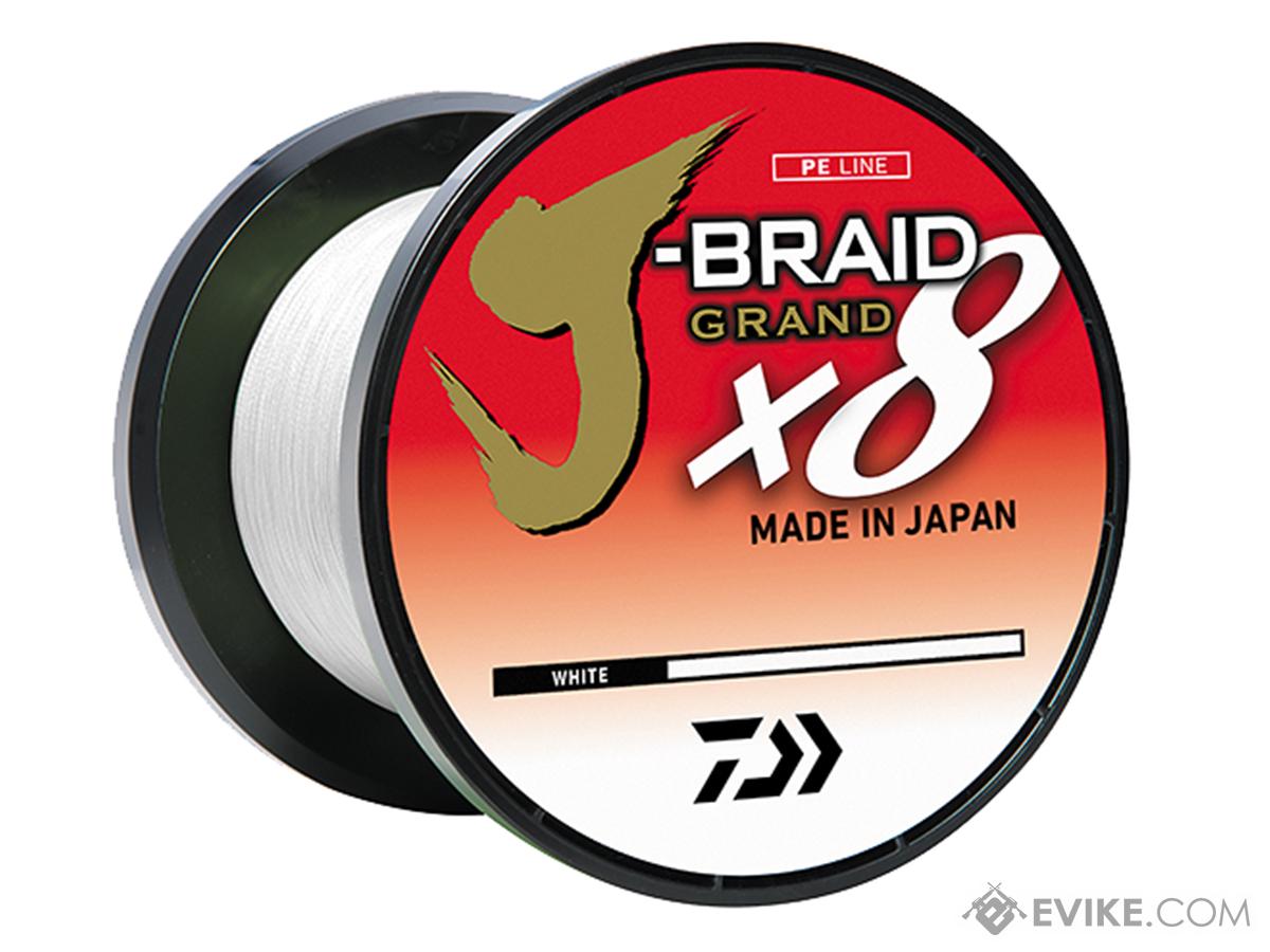 Daiwa J-Braid Grand 8-Strand Woven Carrier Braid Line (Color: White / 30lb / 3000yd)