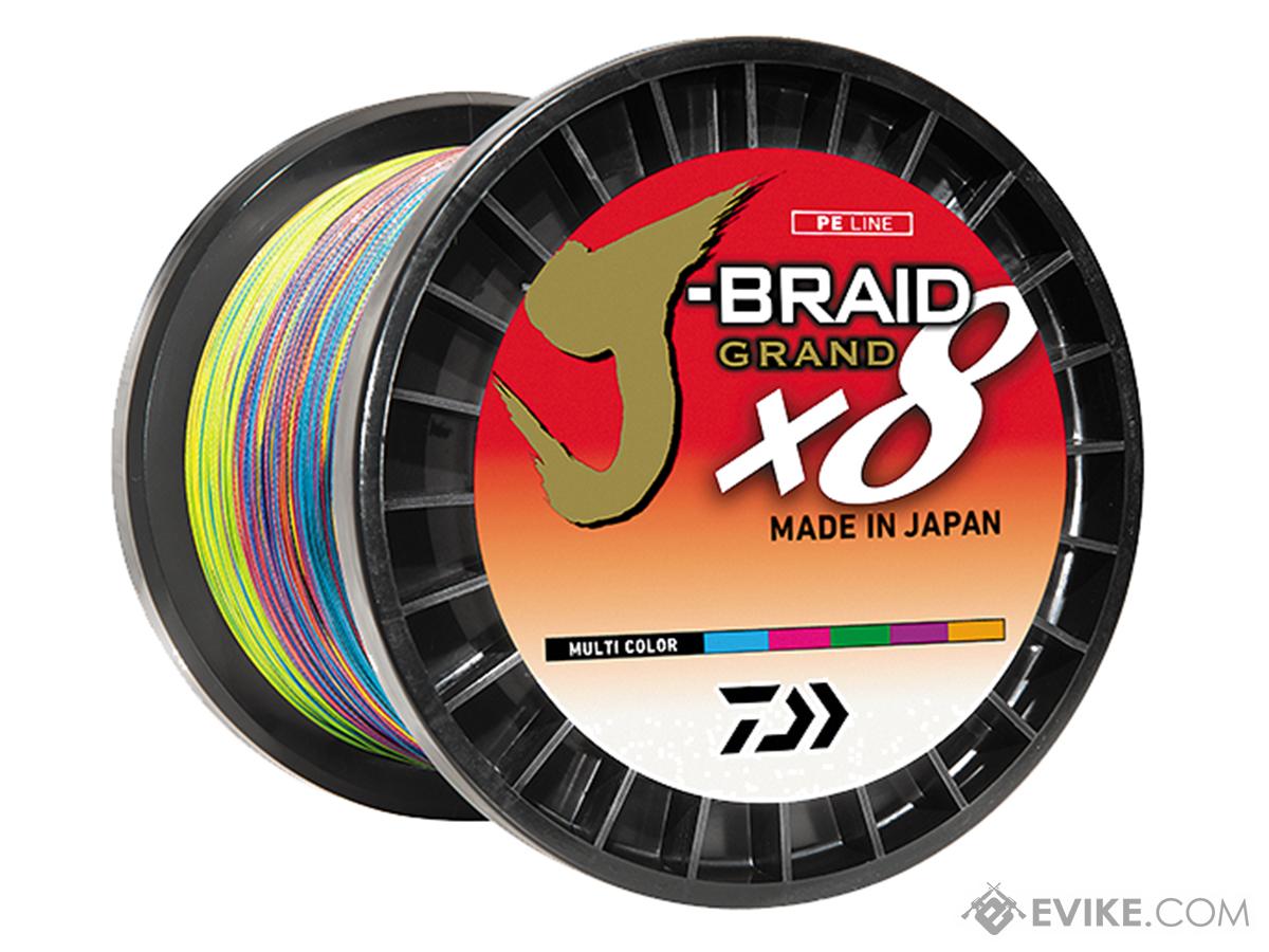 Daiwa J-Braid Grand 8-Strand Woven Carrier Braid Line (Color: Multi-Color / 15lb / 3300yd)