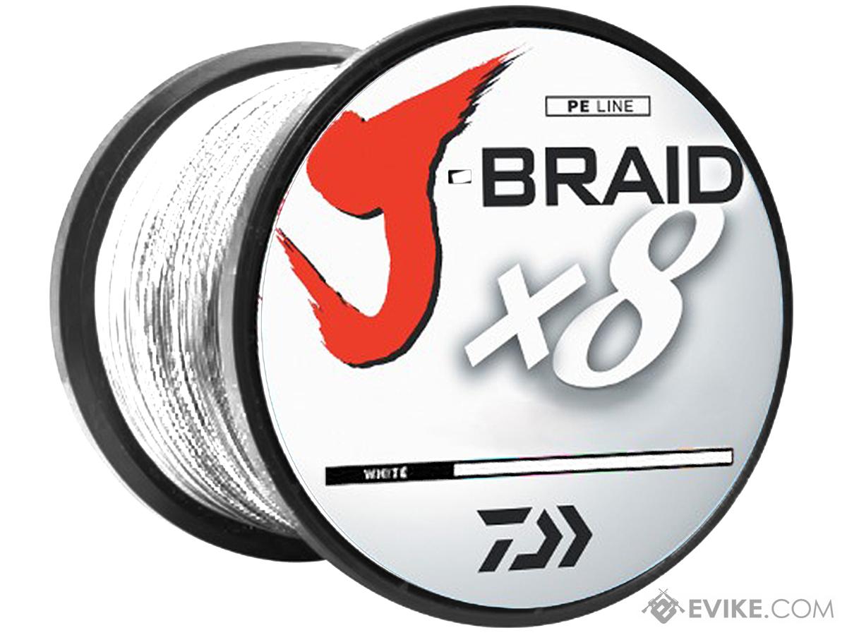 Daiwa J-Braid X8 3300YDS White Braided Line