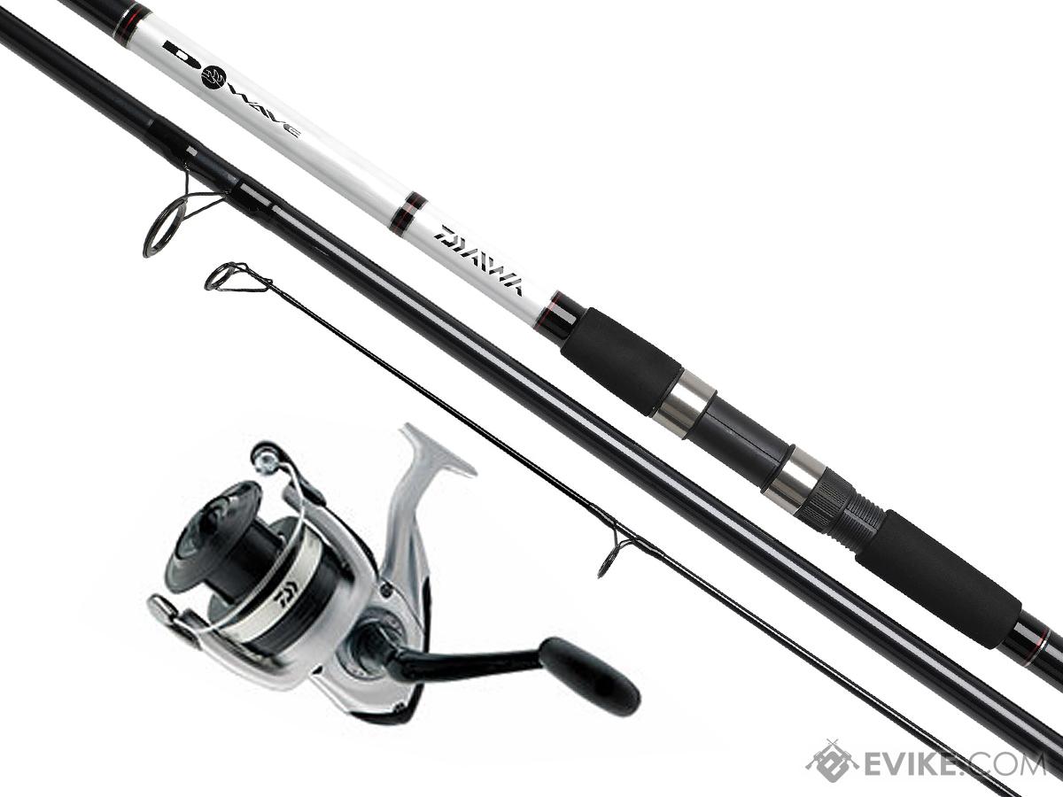 Daiwa D-Wave Reel & Fiber Glass Saltwater Fishing Rod Combo (Model ...