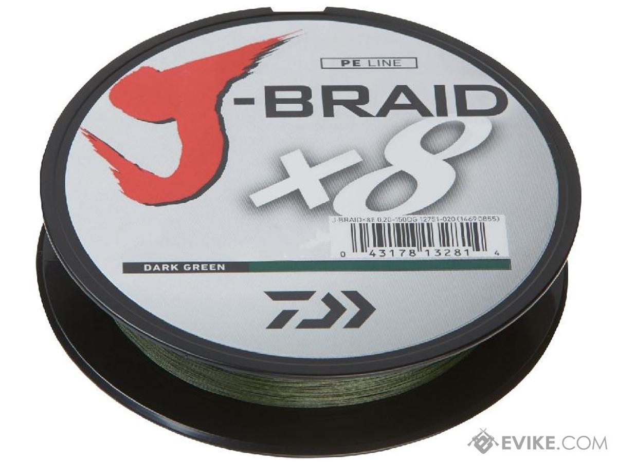 Daiwa J-Braid 8-Strand Woven Round Braid Line (Color: Dark Green / 40  Pounds / 330YDS - 300M), MORE, Fishing, Lines -  Airsoft Superstore